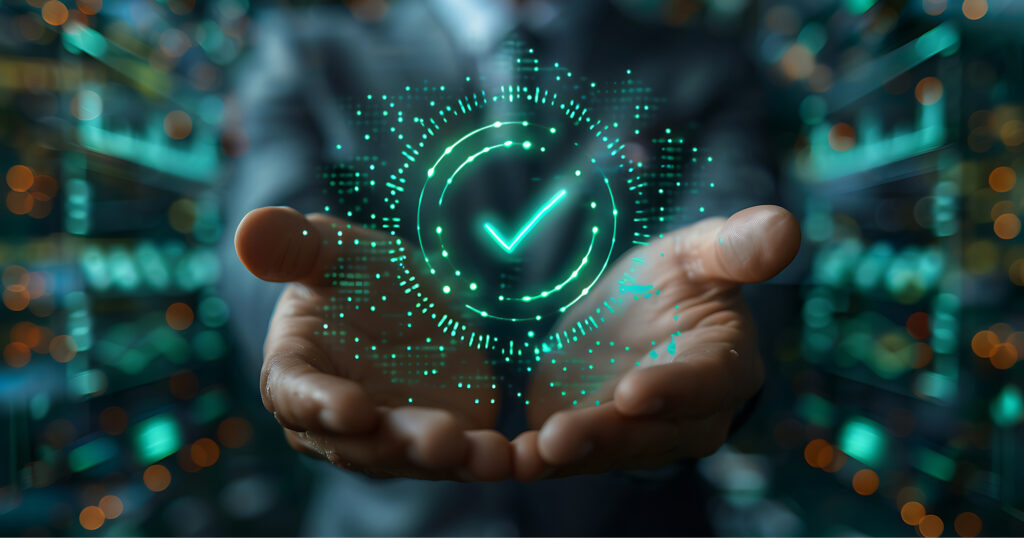 Tessolve Green check certification mark
