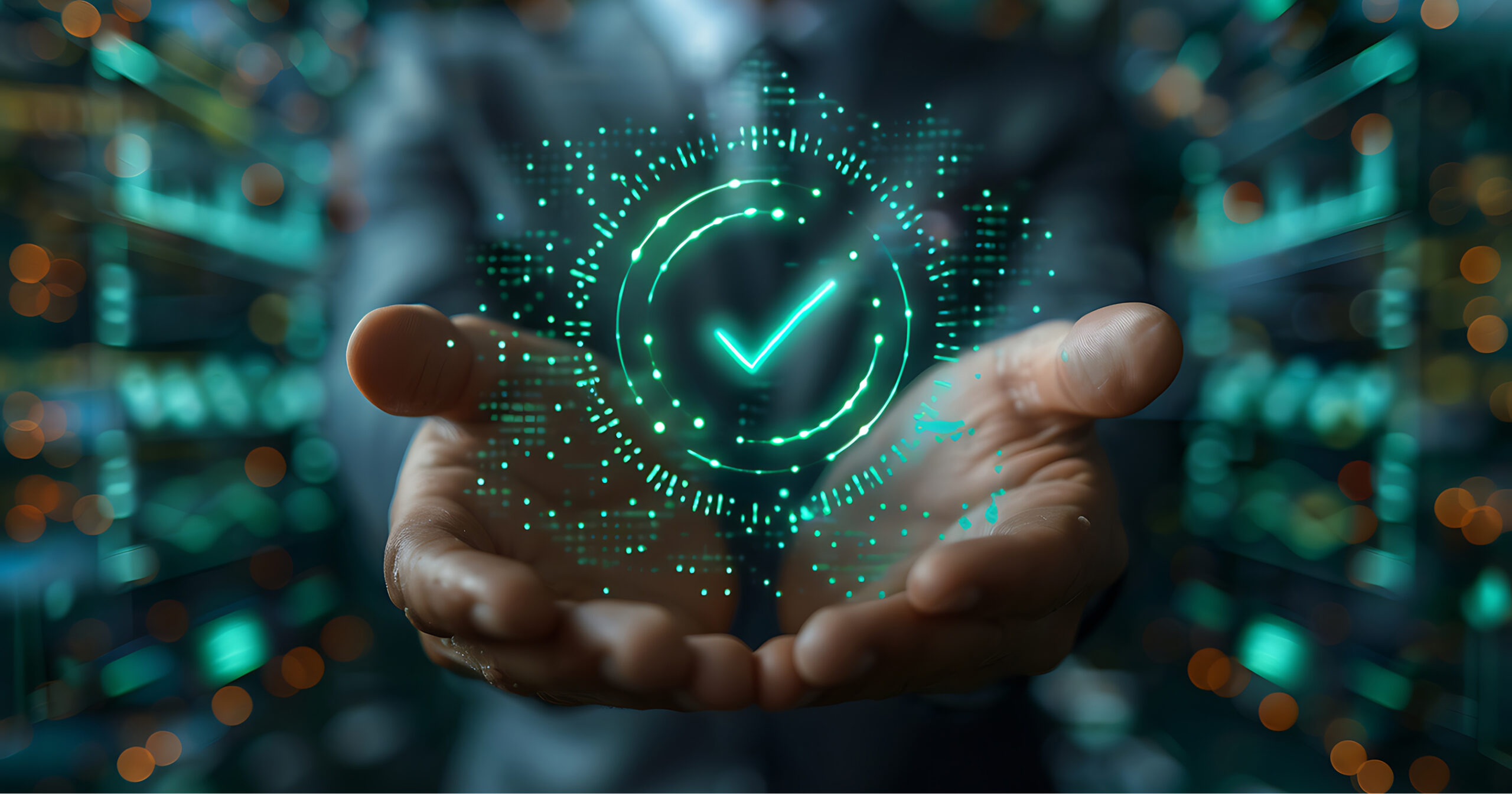 Tessolve Green check certification mark